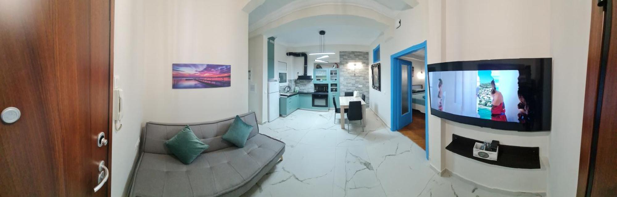 Full Apartment Near Kato Patissia Aten Exteriör bild